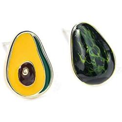 HANGO fashionable and versatile creative earrings, avocado earrings, fruit series earrings, short earrings, suitable for Valentines Day gifts, birthday parties, and Mothers Day gifts