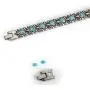 Wollet Jewelry Healthy Antique Style Blue Turquoise Magnetic Bracelets for Women Wollet Jewelry Healthy Antique Style Blue Turquoise Magnetic Bracelets for Women