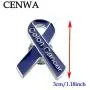 CENWA Colon Cancer Awareness Jewelry Cancer Awareness Ribbon Enamel Pin Colon Cancer Survivor Gift
