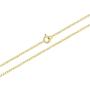In Season Jewelry 14k Gold Plated Religious Small Cross Pendant Necklace Babies Kids 16''