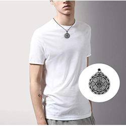 My Shape Sri Yantra Great Wealth Hindu Goddess Pendant Neckalce Tantric Yoga Jewelry for Men Women