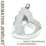Memorial Cat Pendant Ashes Necklace Stainless Steel Pet Urn Jewelry