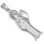 Raonhazae 316L Stainless Steel Gold Santa Muerte Pendant w/ 4mm Miami Cuban Chain