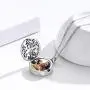 Tree of Life Locket Necklace That Hold Photos and Human Ashes, 925 Sterling Silver 2 in 1 Locket Cremation Urn Necklace, Ashes Keepsake Pendant Engraving Forever in My Heart Jewelry Mother Day Gift for Women Unisex Adult with Gift Box