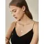Multilayered Chain Necklace –Women’s Multi-Stand Bohemia Sequins Disc Choker Chain Gold Silver Triple Layered Minimalist Pearl Pendant Necklace Jewelry Multilayered Chain Necklace –Women’s Multi-Stand Bohemia Sequins Disc Choker Chain Gold Silver Triple Layered Minimalist Pearl Pendant Necklace Jewelry