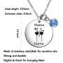 De&ai Mama Llama Charm Necklace Animal Mama Llama Jewelry for Moms Grands Women Christmas Birthday Gift