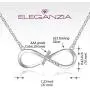 Infinity Love Necklace for Women Mom Daughter Girlfriend, 925 Sterling Silver Sparkling Cubic Zirconia Forever Love Heart Cross Pendant Necklace Jewelry for Anniversary Birthday Gift