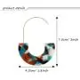 Hanpabum 10 Pairs Resin Drop Hoop Dangle Earrings Lightweight Acrylic Tortoise Shell Acetate Statement Earrings in Bohemian Style for Women Hanpabum 10 Pairs Resin Drop Hoop Dangle Earrings Lightweight Acrylic Tortoise Shell Acetate Statement Earrings in Bohemian Style for Women