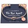 Ursteel Bridesmaids Gifts for Wedding, Tie The Knot Bracelet with Initial Bridesmaid Proposal Gifts with Box, Cards Ursteel Bridesmaids Gifts for Wedding, Tie The Knot Bracelet with Initial Bridesmaid Proposal Gifts with Box, Cards