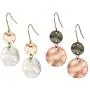 SPUNKYsoul Boho Disc Light Weight Earrings 2 Pack for Women