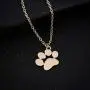 Yalice Lovely Paw Necklace Chain Short Footprint Pendant Necklaces Jewelry for Women and Girls Yalice Lovely Paw Necklace Chain Short Footprint Pendant Necklaces Jewelry for Women and Girls
