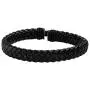 Manfnee Leather Braided Bracelet Cuff Wrap Wristband for Men Women Adjustable