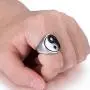 Elfasio Chinese Yin Yang Rings Kung Fu Martial Arts Mens Stainless Steel Symbol Vintage Jewelry
