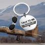 CENWA Funny Pilot Gift Flight Crew Gift Talk to Me Goose Keychain Top Gun Maverick and Goose Movie Fans Gift