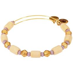 Alex and Ani Dragonfruit Palm Bangle - Rafaelian Gold Finish