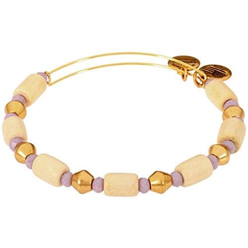 Alex and Ani Dragonfruit Palm Bangle - Rafaelian Gold Finish