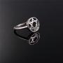 U7 Jewelry Platinum or 18K Gold Plated Star of David Ring, Signet Ring for Men and Women, Size 6 to 11