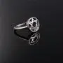 U7 Jewelry Platinum or 18K Gold Plated Star of David Ring, Signet Ring for Men and Women, Size 6 to 11