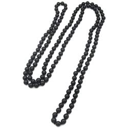 JSEA 57 Length 8mm Simulated Glass Pearl Long Necklace Multi Layer Statement Necklace Women