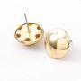 Fstrend Statement Choker Earrings Set Gold Plated Bride Necklace Round Pendant Nigerian Costume Party Jewelry Accessories for Women and Girls