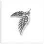 Xusamss Punk Jewelry Titanium Steel Angel Wings Pendant Necklace