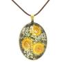 Jewelryland Handmade Dry Processed Real Flower Daisy/Chrysanthemum/Forget Me Not Pendant Necklace