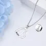 Besilver 925 Sterling Silver Mother Daughter Matching Necklace Set Mom and Child Heart Necklace Jewelry Meaningful Birthday Aniversary Gift Besilver 925 Sterling Silver Mother Daughter Matching Necklace Set Mom and Child Heart Necklace Jewelry Meaningful Birthday Aniversary Gift