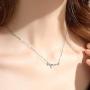 TRISHULA Snake Rose Flower Necklace for Women,925 Sterling Silver Cute Snake Animals Oxidation Rose Flower Pendant Jewelry Gifts for Women Girls Mom Daughter