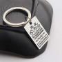 KUIYAI Teamwork Keychain Teamwork Make The Dream Work Keyring Team Gifts