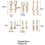 9 Pairs Set Earrings, Lightning Moon Star Cross Ear Clip, Snake Butterfly Animal Combination Jewelry, Gifts For Women And Girls