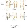 9 Pairs Set Earrings, Lightning Moon Star Cross Ear Clip, Snake Butterfly Animal Combination Jewelry, Gifts For Women And Girls