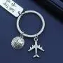 SIDIMELO Travel Keychains Travel Gift Metal Charmed Keychain Keyring Travel Lover Keychain Accessories Personalized Gift for Lover Friend Family Safe Trip Where You go SIDIMELO Travel Keychains Travel Gift Metal Charmed Keychain Keyring Travel Lover Keychain Accessories Personalized Gift for Lover Friend Family Safe Trip Where You go