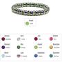 Accents Kingdom Magnetic Bracelet Womens Tuchi Simulated Pearl Hematite Magnetic Therapy Bracelet, 7.5''