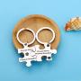 Zuo Bao NICU Grandpa Gift NICU Grandma Keychain NICU Grandpa Grandma Preemie Gift Proud Mirco Preemie Grandpa Grandma Jewelry Preemie Awareness New Born Baby Preemie
