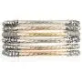 RIAH FASHION Bohemian Multi-Layer Beaded Stacking Statement Bracelets - Versatile Stretch Strand Sparkly Crystal Delicate Bar Slip-on Cuff Bangle Set RIAH FASHION Bohemian Multi-Layer Beaded Stacking Statement Bracelets - Versatile Stretch Strand Sparkly Crystal Delicate Bar Slip-on Cuff Bangle Set