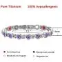 USWEL Magnetic Bracelets for Women Pure Titanium Therapy Bracelet Pain Relief for Arthritis 3500 Gauss Magnets Titanium Bracelets for Carpal Tunnel USWEL Magnetic Bracelets for Women Pure Titanium Therapy Bracelet Pain Relief for Arthritis 3500 Gauss Magnets Titanium Bracelets for Carpal Tunnel