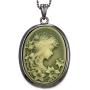 Soulbreezecollection Cameo Pendant Necklace Charm Fashion Jewelry Gift for Women