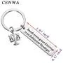 CENWA Scales of Justice Keychain Legal Assistant Gift Beside Every Great Attorney is an Exhausted Paralegal Legal Secretary Gift for Paralegal