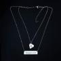 G-Ahora Mother and Daughter Bar Necklace Set of 2 3 with Matching Broken Heart Big Sis Mid Sis Lil Sis Mothers Day Jewelry Gift for Mom and Daughters