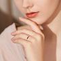 YeGieonr Sterling Silver Birthday Stone Rings for Women,Colorful CZ Rainbow Stackable Rings for Teen Girls, Mothers Jewelry,Synthetic Birthstone Rings for January/February/March/April
