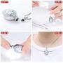 zeqingjw Butterfly Cremation Jewelry for Ashes Memorial Lockets Urn Necklace for Ashes Pendants Stainless Steel Keepsake Jewelry for Ashes