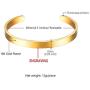 U7 Stainless Steel Personalized Cuff Bracelet Free Custom Engrave Initials/Name/Date/Location Mantra Jewelry, Solid Bangle for Men and Women, Birthday Gift