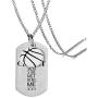 Basketball Christian Necklace Faith I Can Do All Things Through Christ Who Strengthens Me Phil. 4:13 Pendent Scripture Jewelry Stainless Steel Pendant Hip Hop Inspirational Quote Sports Gifts Teens
