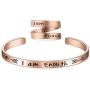 Inspiration Gifts for Women Girls I am Enough Jewelry Set Gifts for Best Friend Friendship Gifts