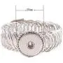 My Prime Gifts Snap Jewelry Wrap Coil Bracelet One Size Fits Band fits 18-20mm Ginger Style Charms By My Prime Gifts My Prime Gifts Snap Jewelry Wrap Coil Bracelet One Size Fits Band fits 18-20mm Ginger Style Charms By My Prime Gifts