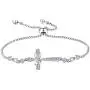 YL Cross Bracelet 925 Sterling Silver Infinity Link Sideways Cross Bracelets Christian Baptism Gift Religious Jewelry YL Cross Bracelet 925 Sterling Silver Infinity Link Sideways Cross Bracelets Christian Baptism Gift Religious Jewelry