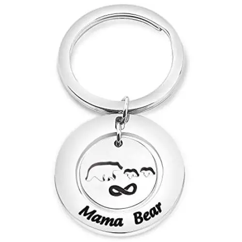AKTAP Sweet Mama Bear Keychain Family Keychain Gift for Mother Wife Grandma AKTAP Sweet Mama Bear Keychain Family Keychain Gift for Mother Wife Grandma