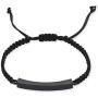 Minicremation Cremation Bracelet for Ashes Adjustable Crystal Bar Urn Bracelet for Human Braided Rope Memorial Ash Jewelry Urn Bangle