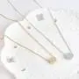 Yfe Simple Dot Necklace Jewelry Silver Tiny Dot Necklaces for Women and Girls Minimal Charm Necklace (Dot-Silver)