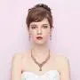 BriLove Wedding Bridal Jewelery Set for Women Crystal Bling Rhinestone Beaded Cluster Statement Necklace Dangle Earrings BriLove Wedding Bridal Jewelery Set for Women Crystal Bling Rhinestone Beaded Cluster Statement Necklace Dangle Earrings